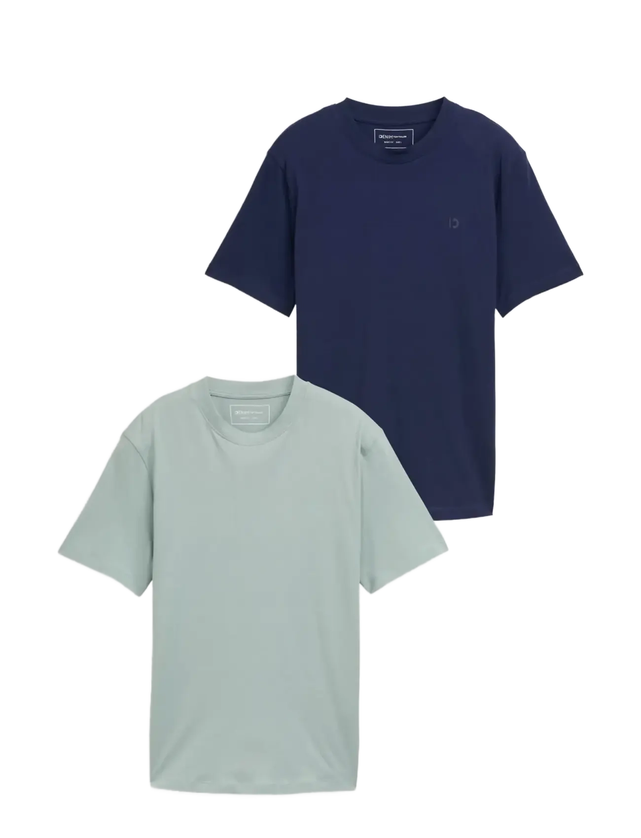 TOM TAILOR Doublepack T-Shirt, Packaging Navy - M - Herren