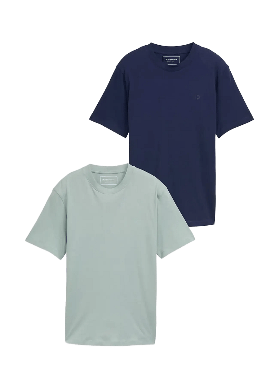 Tom Tailor - doublepack t-shirt, packaging - kurzärmelige t-shirts - dark blueberry - 1