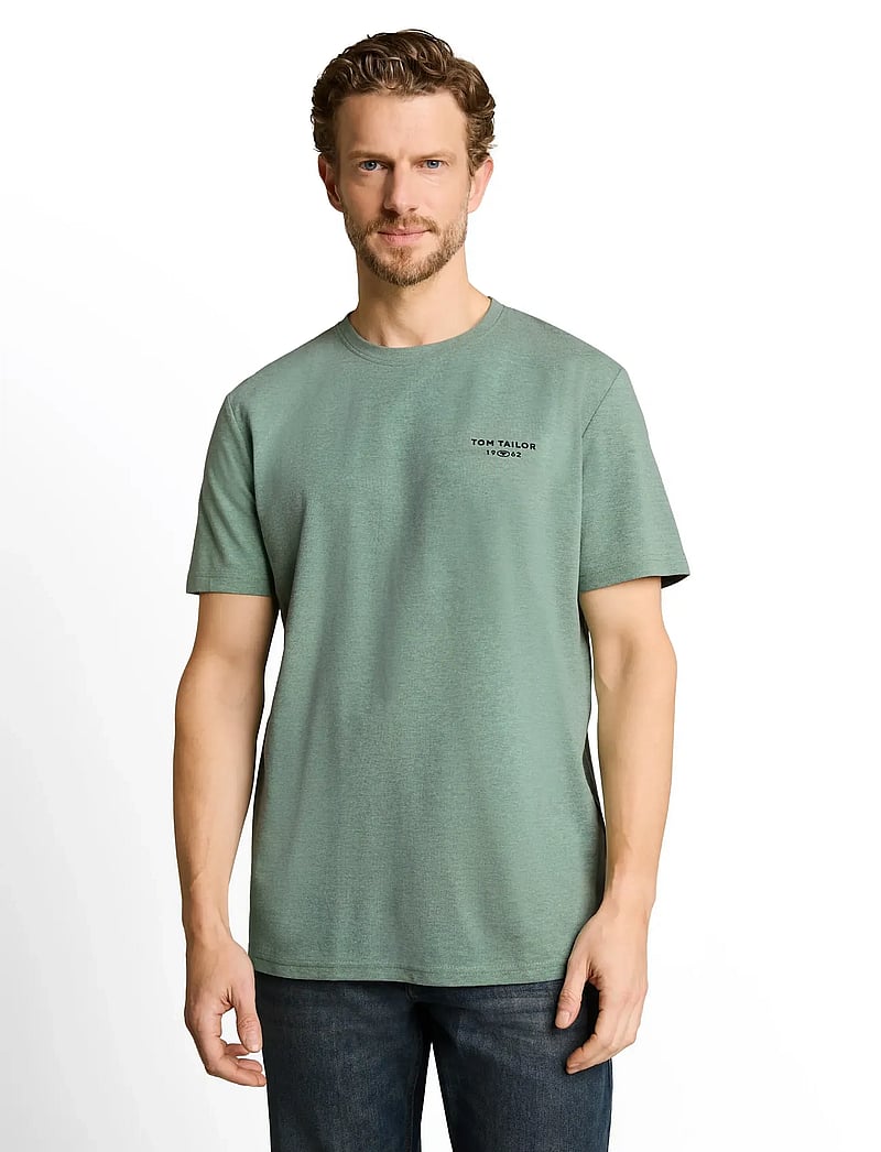 Tom Tailor - pique t-shirt - kortærmede t-shirts - garden green - 3