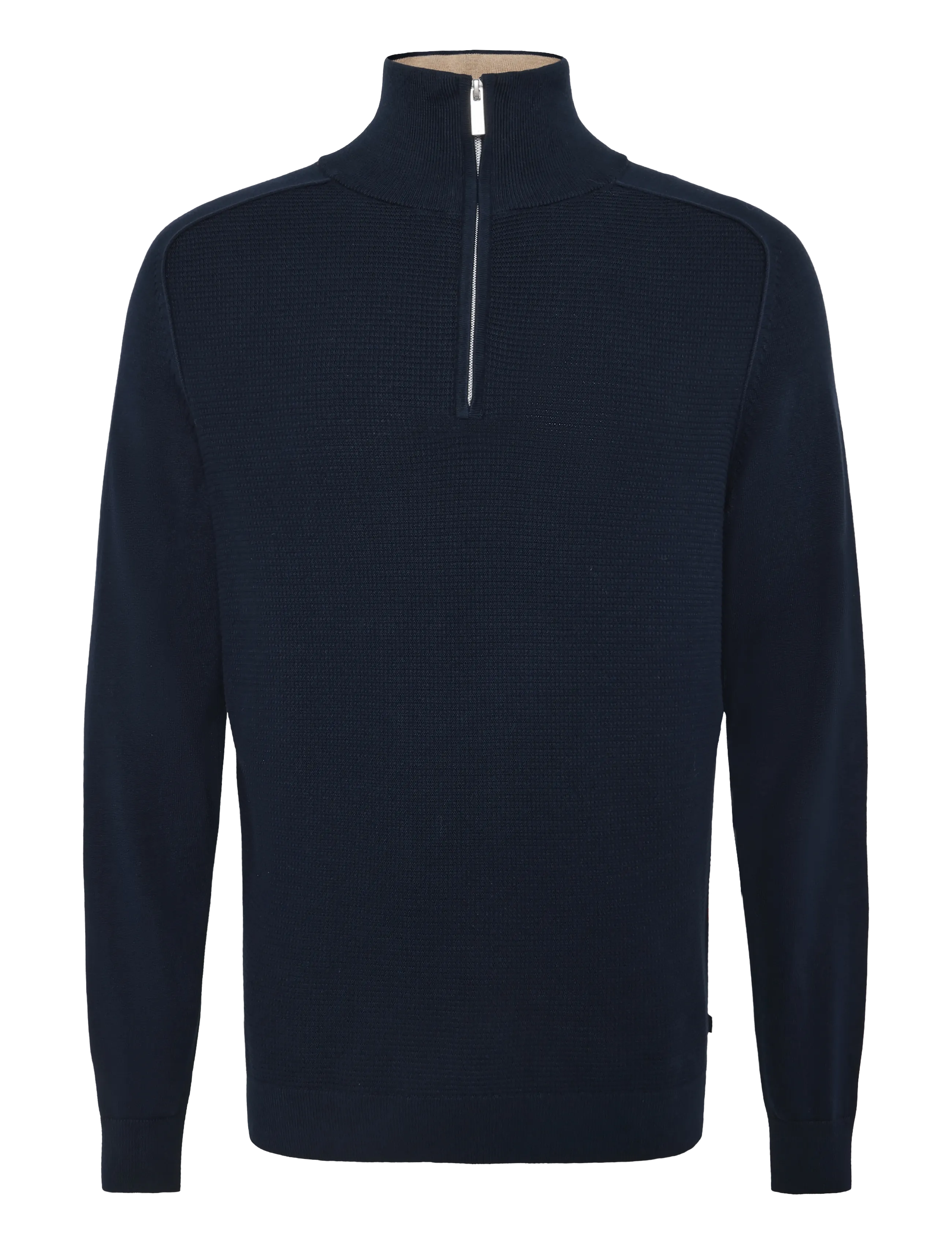 Tom Tailor basic knit troyer - TOM TAILOR - SKY CAPTAIN BLUE / navy