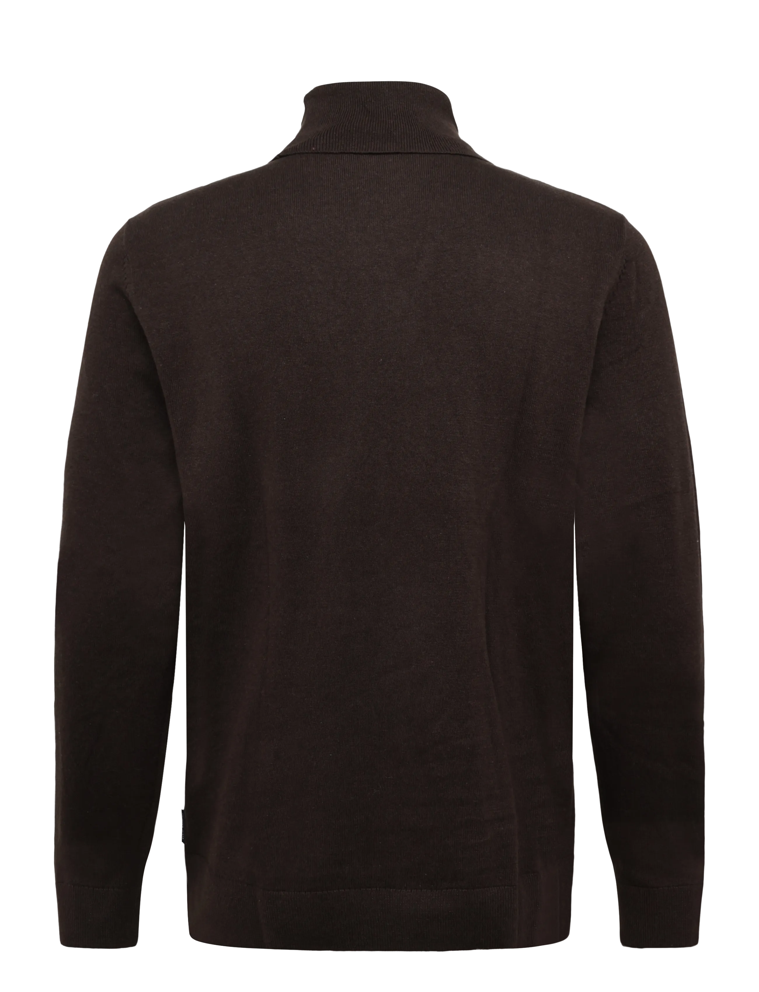 Tom Tailor - basic turtle neck knit - rollkragenpullover - dark chocolate brown melange - 2