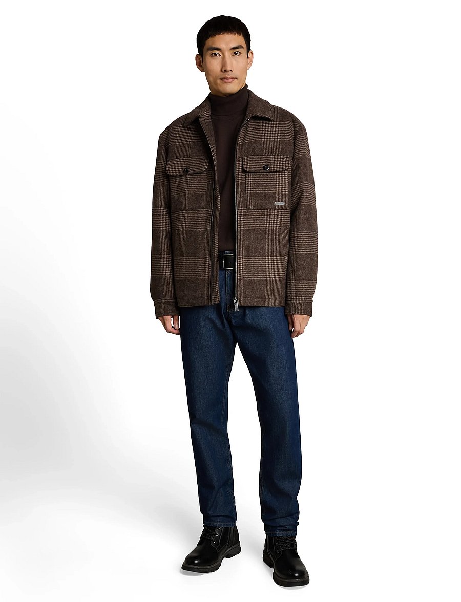 Tom Tailor - basic turtle neck knit - rollkragenpullover - dark chocolate brown melange - 3