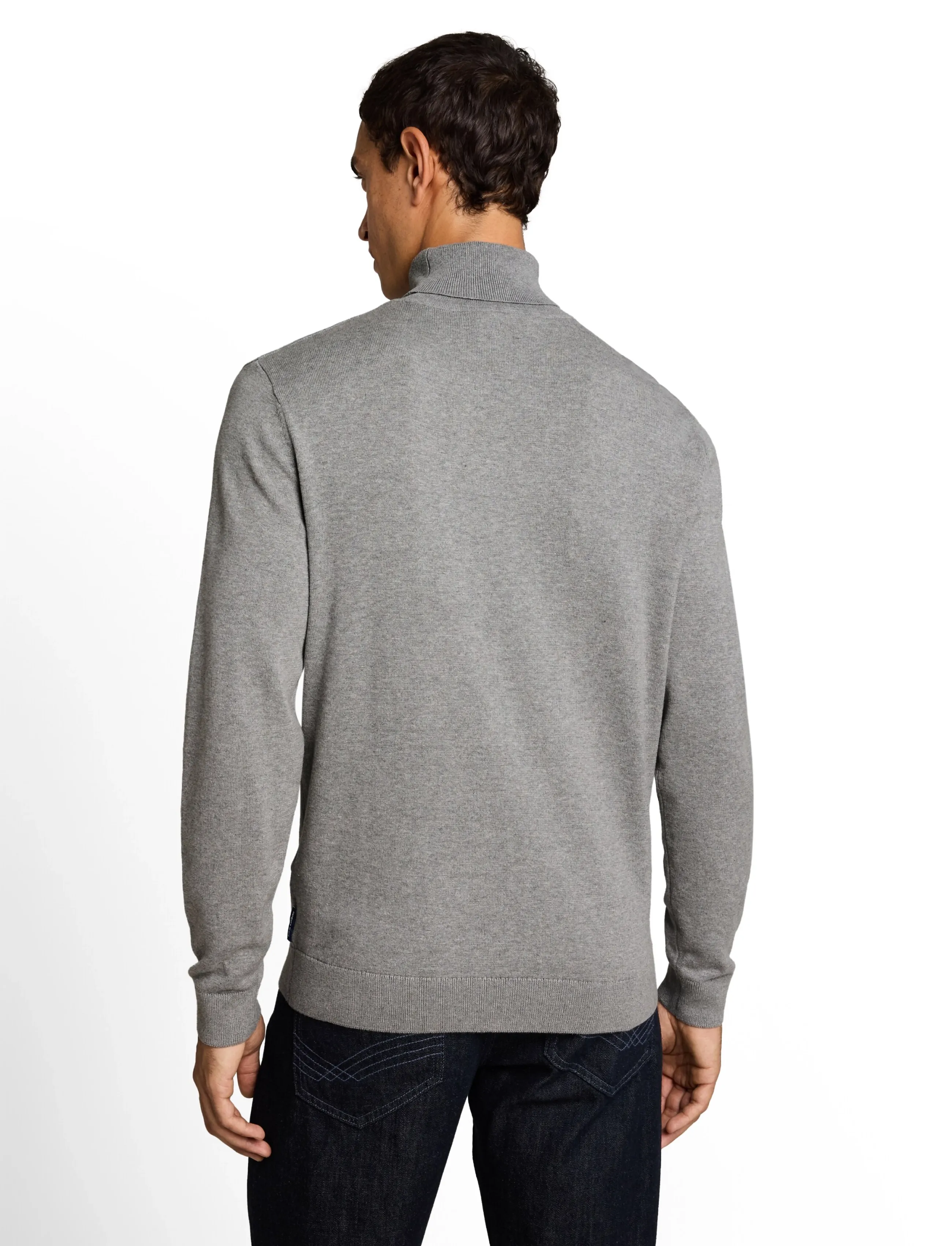 TOM TAILOR Basic Turtle Neck Knit tröjor herr – bild 2