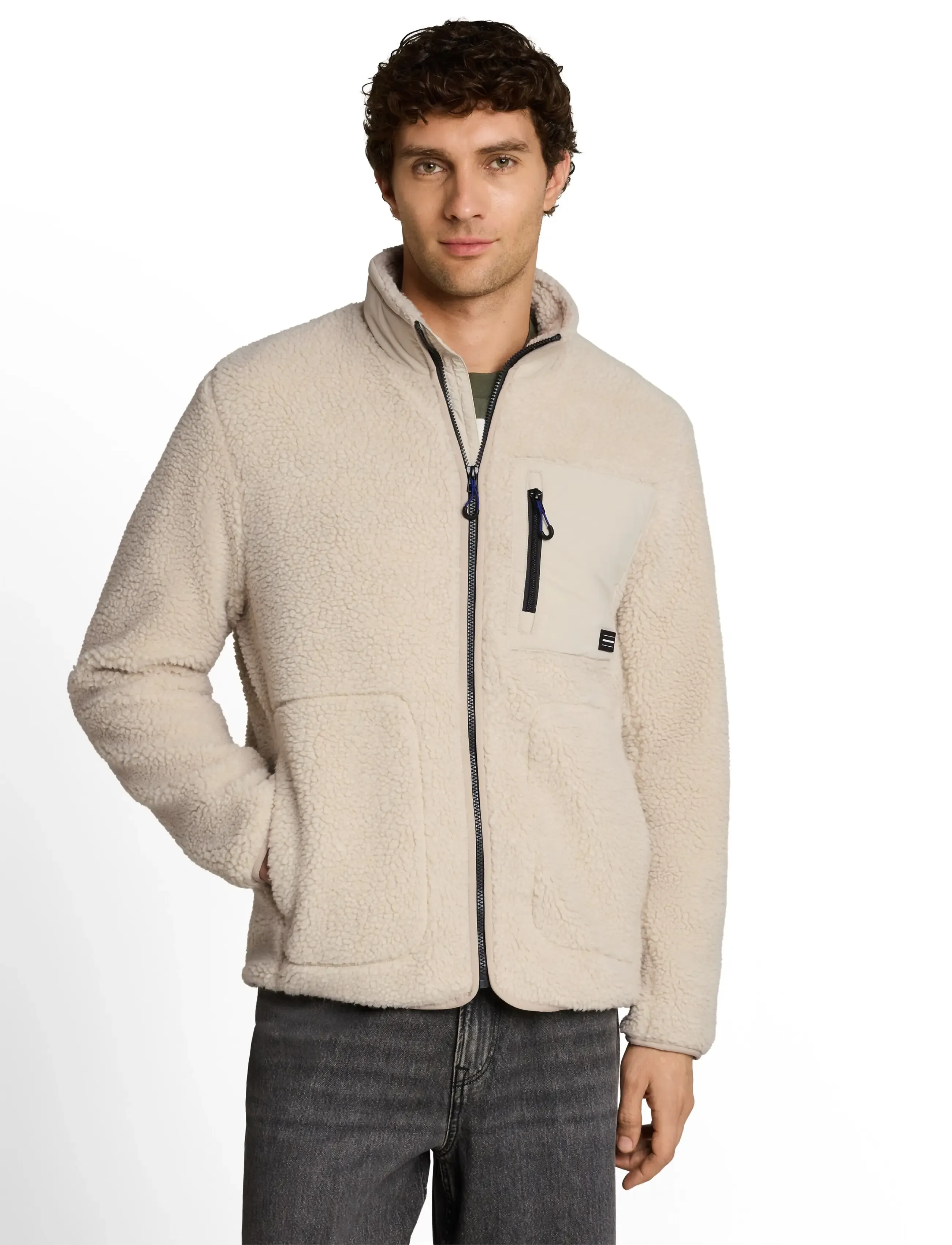 Tom Tailor - teddy jacket - fall jackets - dusty beige - 4