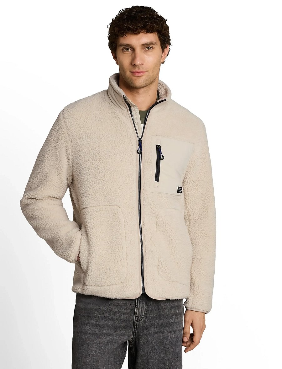 Tom Tailor - teddy jacket - fall jackets - dusty beige - 4