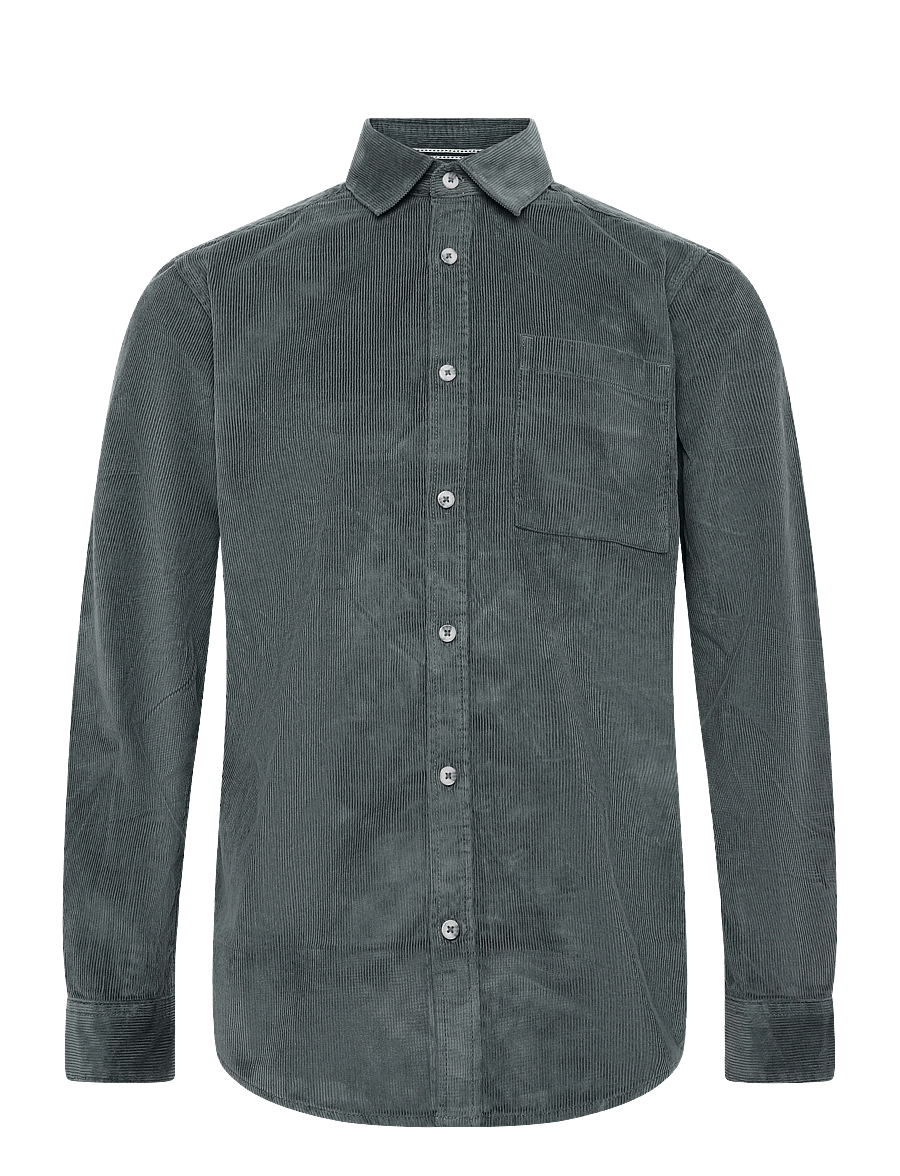Tom Tailor - soft corduroy shirt - fløjlsskjorter - darkest olive - 1
