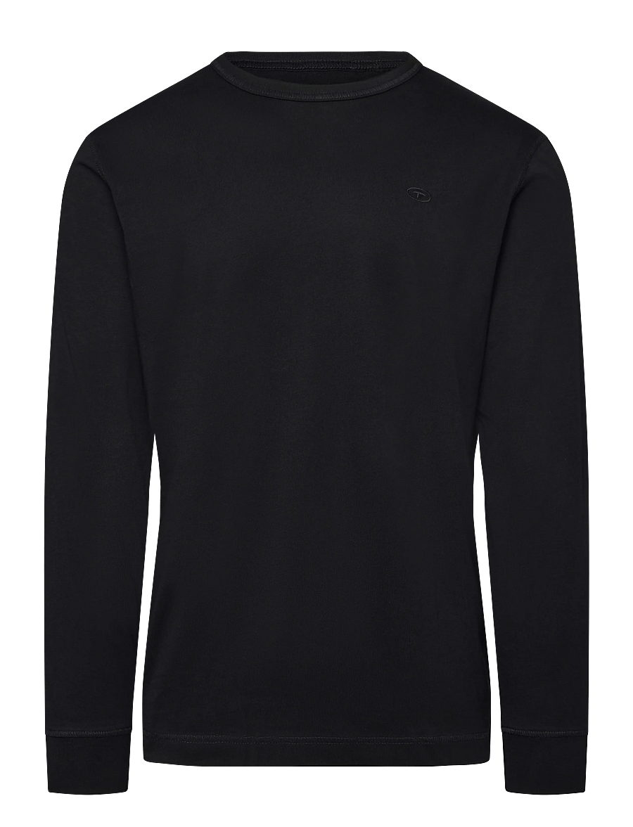 Tom Tailor - basic longsleeve t-shirt - langärmelige t-shirts - black - 1