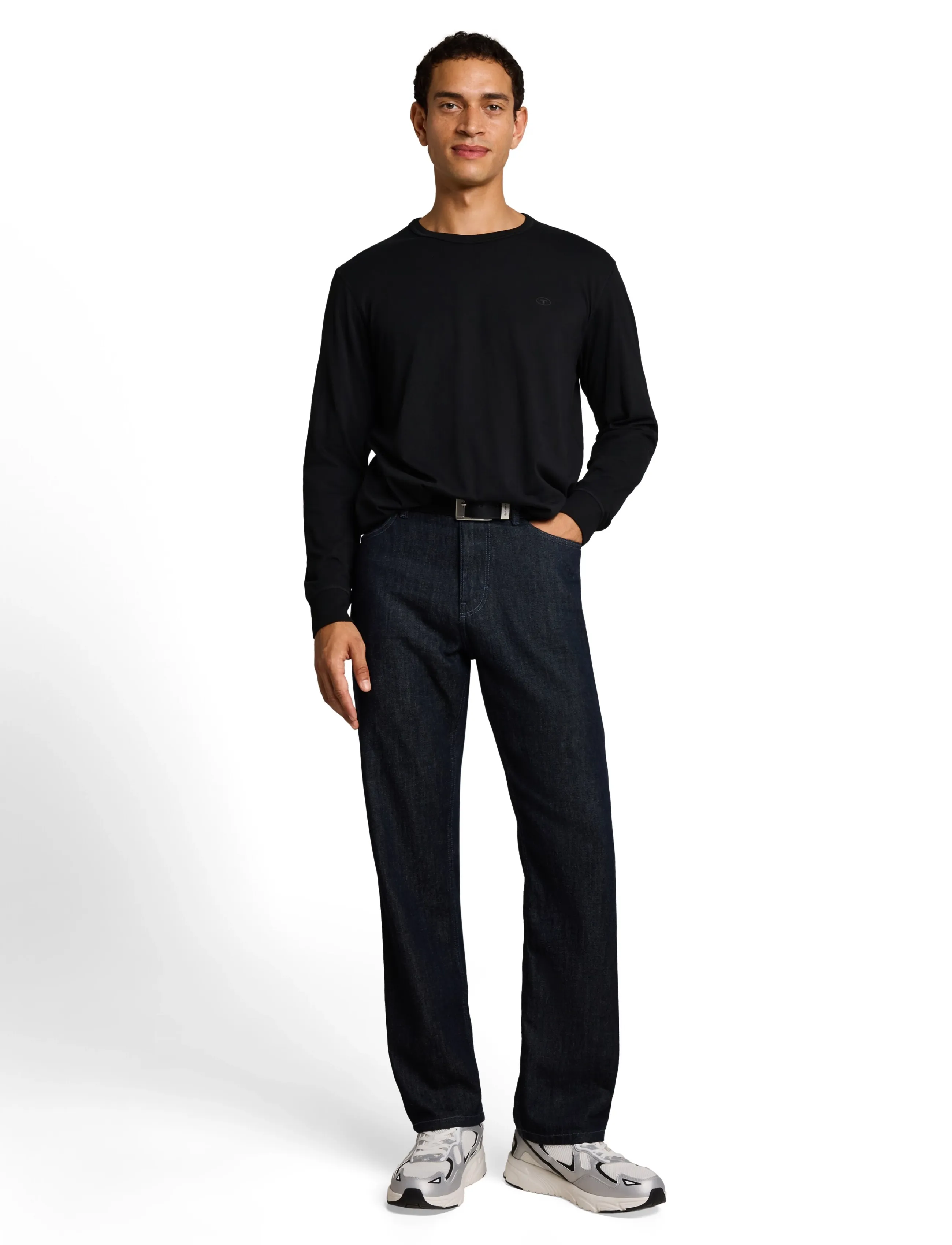 Tom Tailor basic longsleeve t-shirt - Kollektioner - BLACK / black