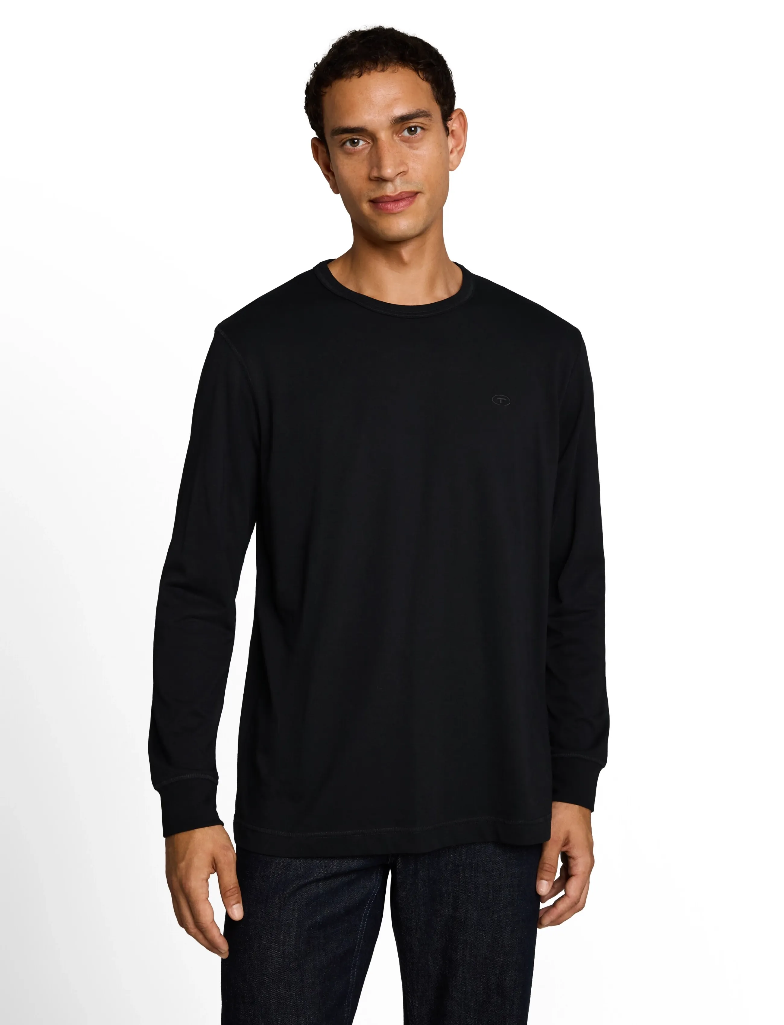 Tom Tailor - basic longsleeve t-shirt - black - 3