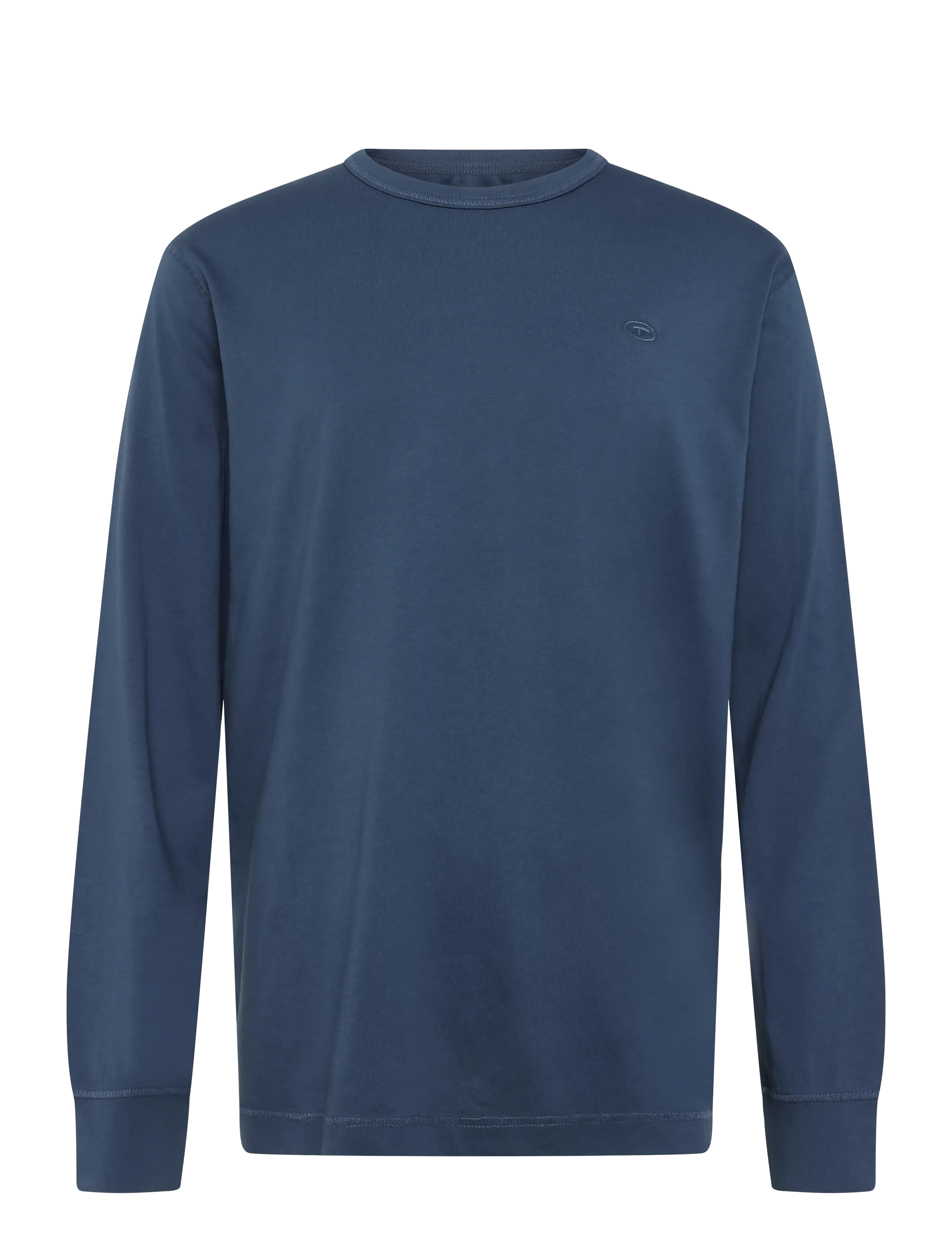 Tom Tailor - basic longsleeve t-shirt - langærmede t-shirts - dark duck blue - 1