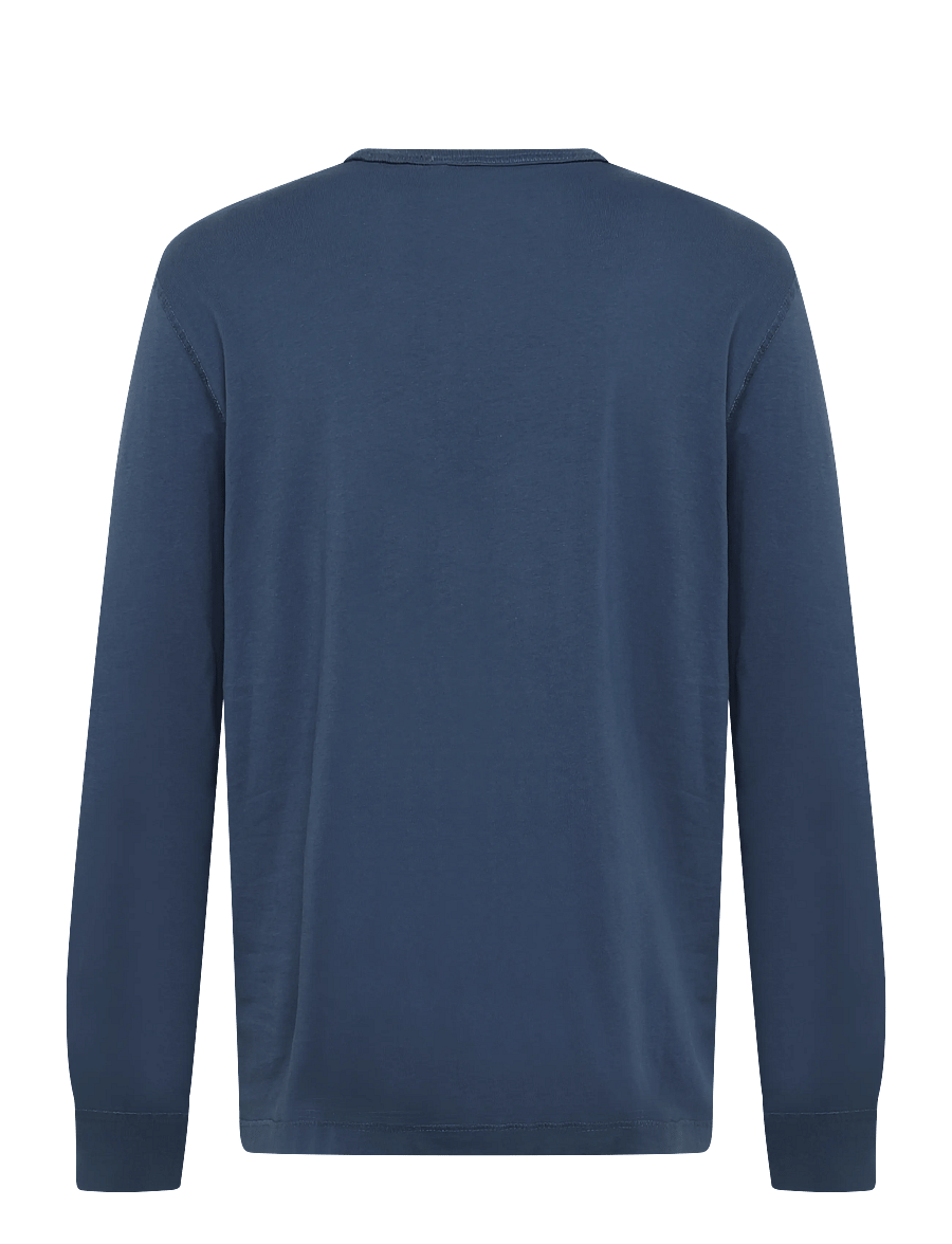 Tom Tailor - basic longsleeve t-shirt - langærmede t-shirts - dark duck blue - 2