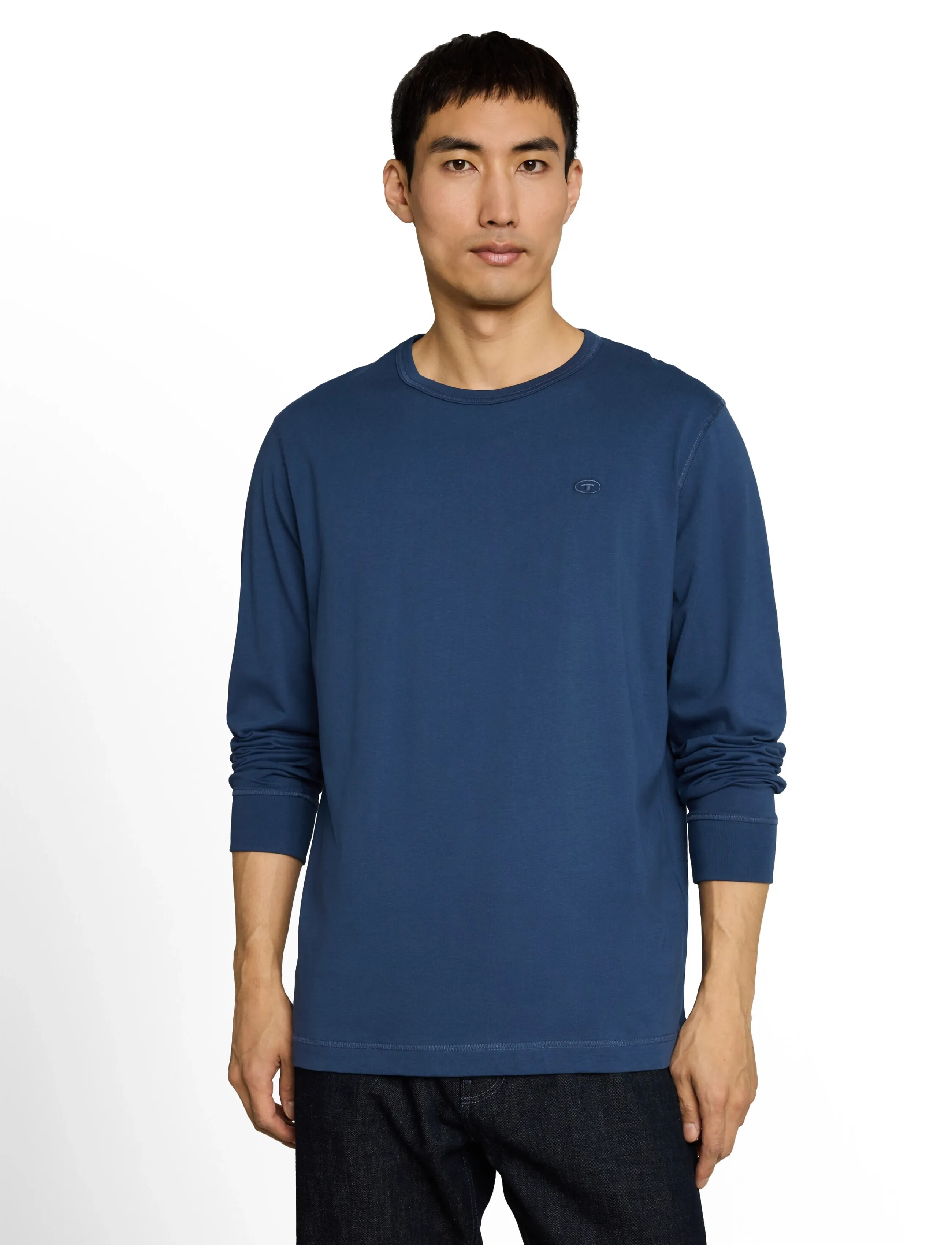 Tom Tailor - basic longsleeve t-shirt - langärmelige t-shirts - dark duck blue - 3