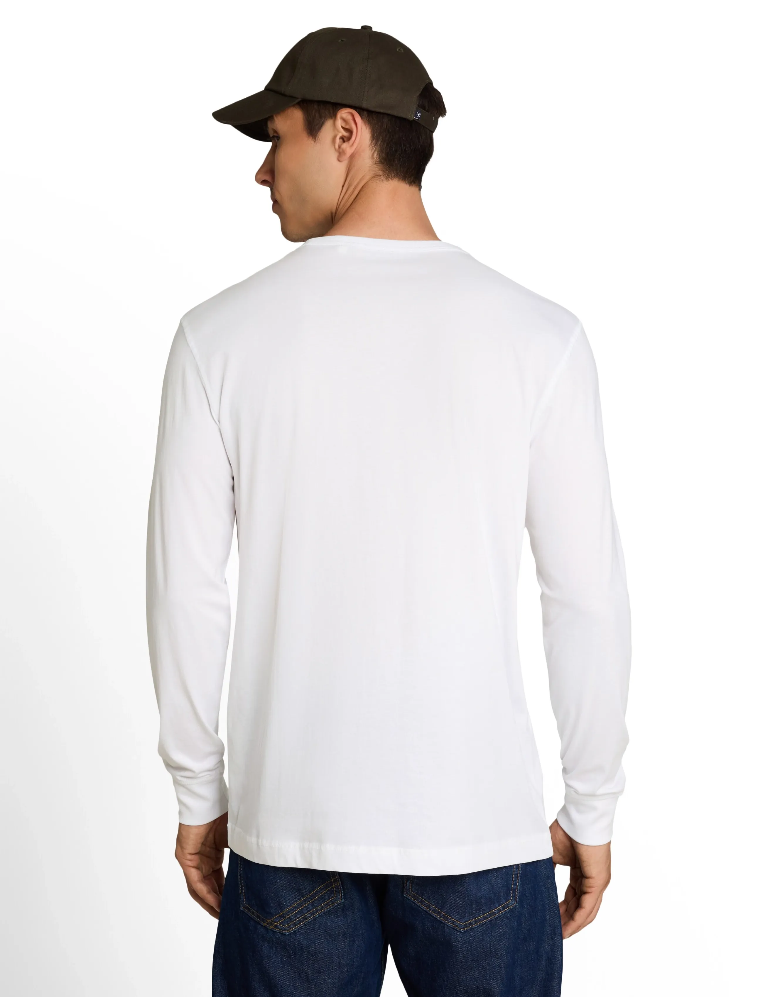 Tom Tailor - basic longsleeve t-shirt - long-sleeved t-shirts - white - 2