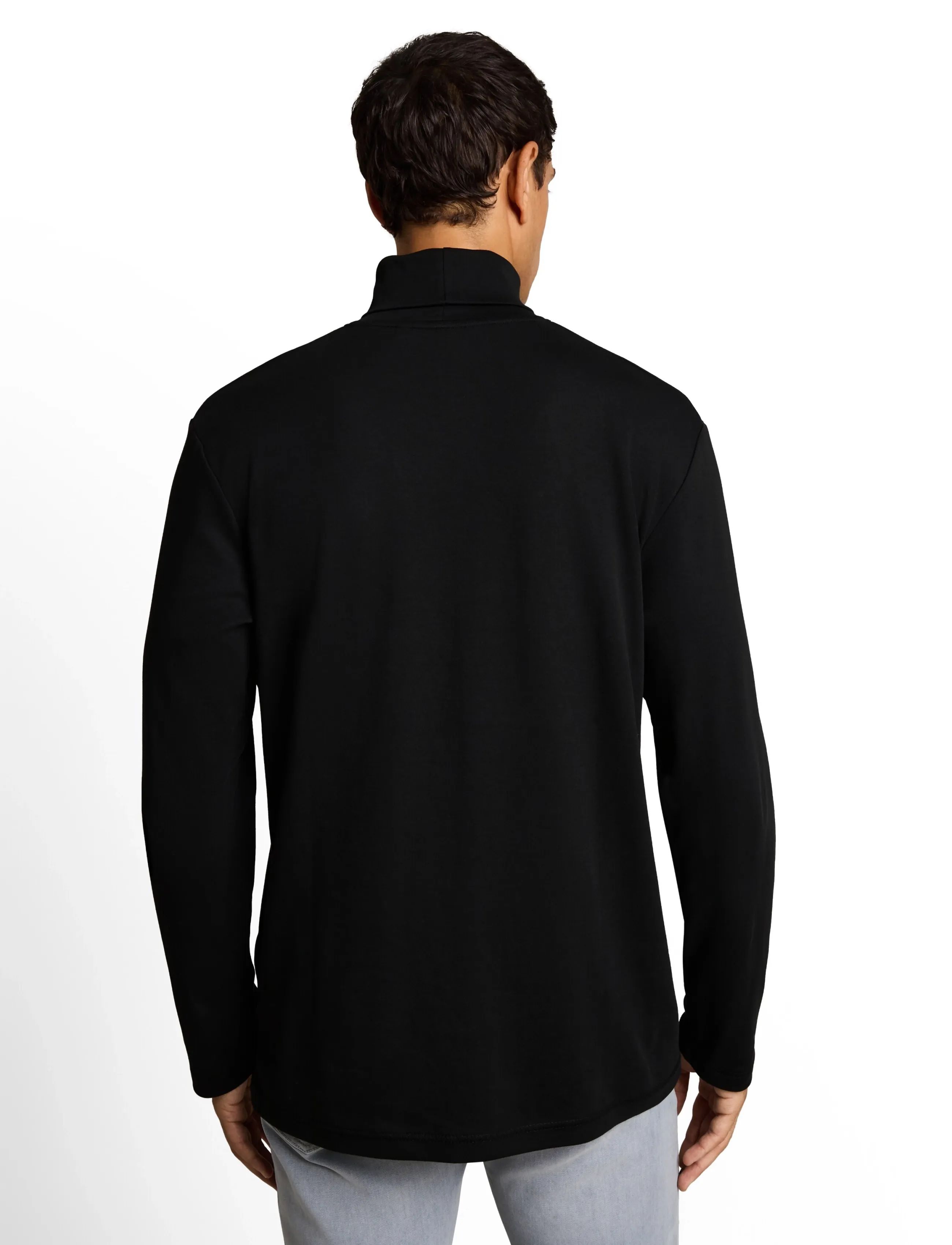 Tom Tailor - printed turtleneck - black - 2