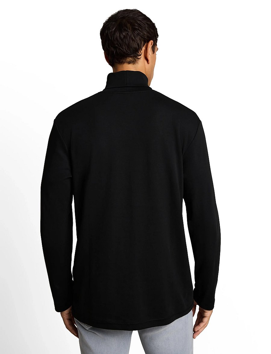 Tom Tailor - printed turtleneck - rullekraver - black - 2