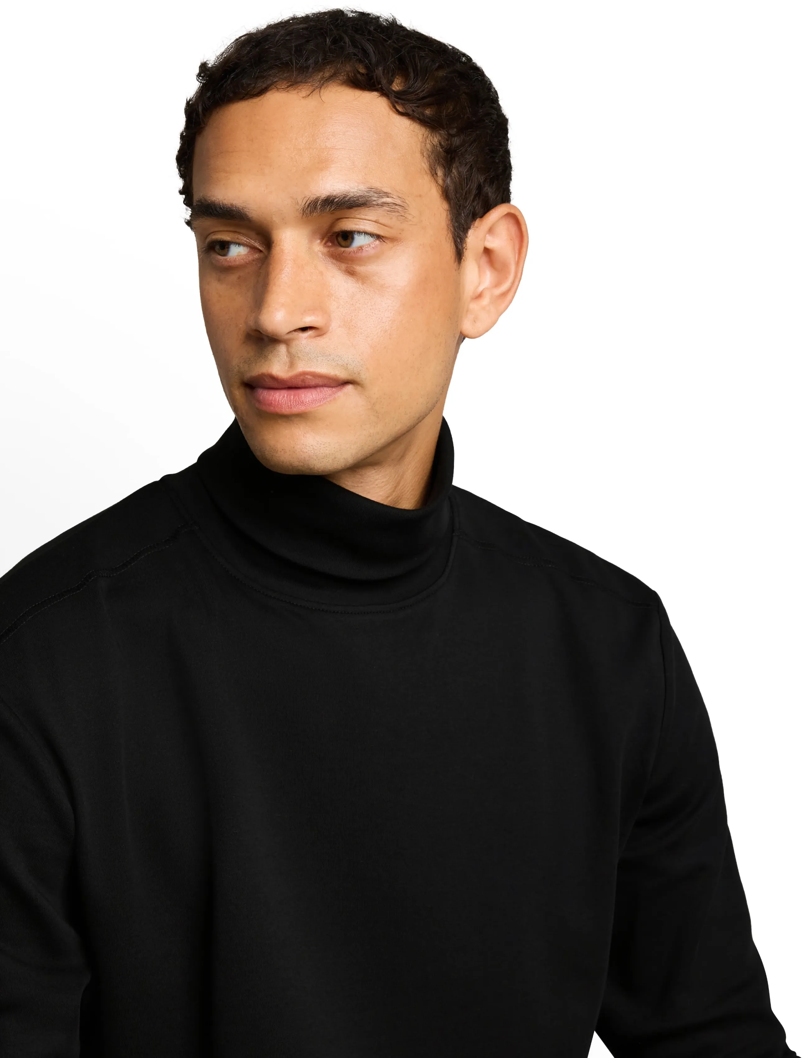Tom Tailor - printed turtleneck - black - 4