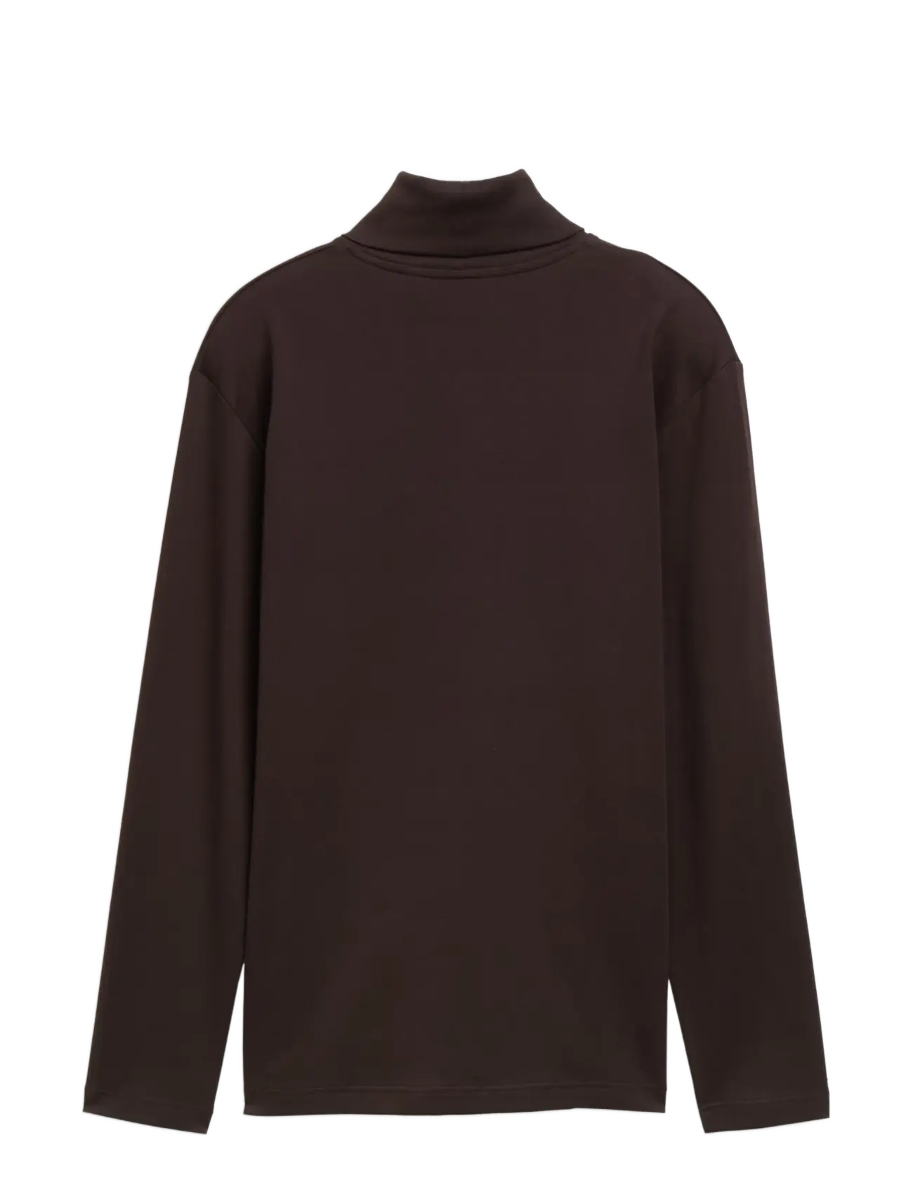 Tom Tailor - printed turtleneck - rullekraver - dark chocolate brown - 2