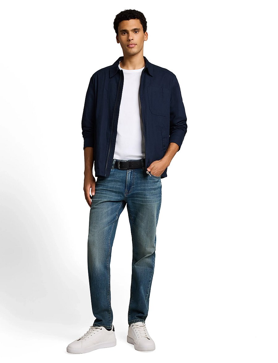 Tom Tailor - TTBRYDEN TAPERED - tinted blue denim - 0