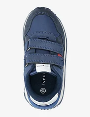 Tommy Hilfiger - FLAG LOW CUT VELCRO SNEAKER - laag sneakers - blue - 3