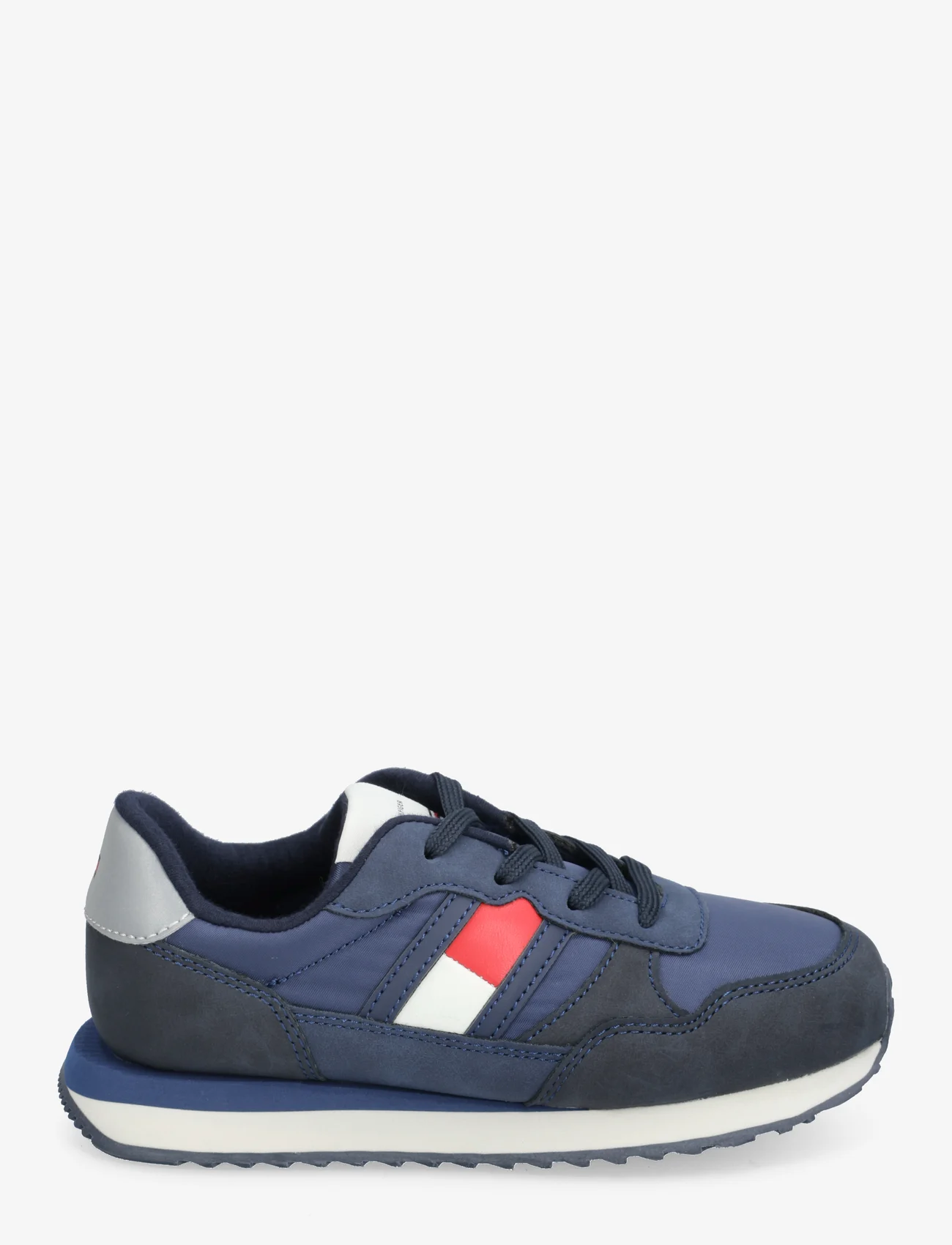Tommy Hilfiger - FLAG LOW CUT LACE-UP SNEAKER - summer savings - blue - 1