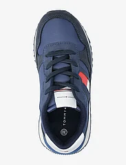 Tommy Hilfiger - FLAG LOW CUT LACE-UP SNEAKER - laag sneakers - blue - 3