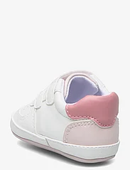 Tommy Hilfiger - FLAG LOW CUT VELCRO SHOE - lowest prices - white/pink - 2