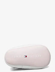 Tommy Hilfiger - FLAG LOW CUT VELCRO SHOE - laagste prijzen - white/pink - 4