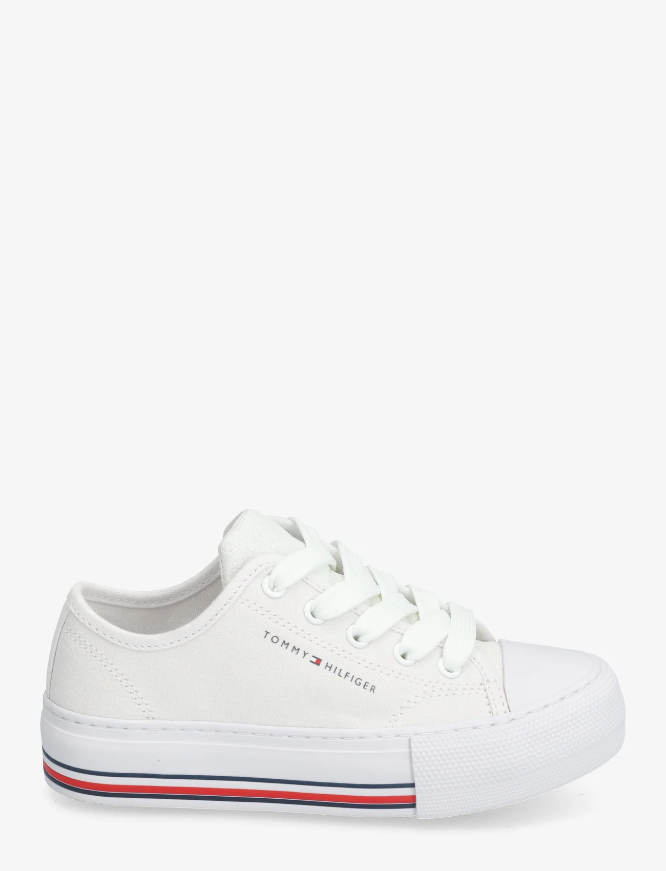 Tommy Hilfiger - LOW CUT LACE-UP SNEAKER - gode sommertilbud - white - 1
