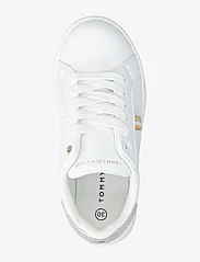Tommy Hilfiger - LOW CUT LACE-UP SNEAKER - sommarfynd - white/platinum - 3