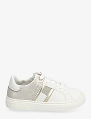 Tommy Hilfiger - FLAG LOW CUT LACE-UP SNEAKER - summer savings - off white/platinum - 1