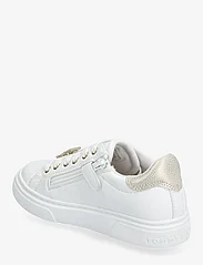 Tommy Hilfiger - LOW CUT LACE-UP SNEAKER - sommarfynd - white/platinum - 2