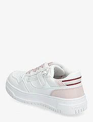 Tommy Hilfiger - LOW CUT LACE-UP SNEAKER - suvised sooduspakkumised - white/pink - 2