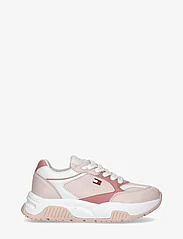 Tommy Hilfiger - LOW CUT LACE-UP SNEAKER - summer savings - pink/white - 1