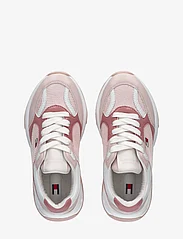 Tommy Hilfiger - LOW CUT LACE-UP SNEAKER - gode sommertilbud - pink/white - 2
