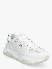 Tommy Hilfiger - LOW CUT LACE-UP SNEAKER - sommarfynd - white/silver - 0