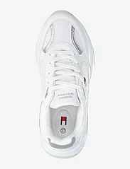 Tommy Hilfiger - LOW CUT LACE-UP SNEAKER - gode sommertilbud - white/silver - 3