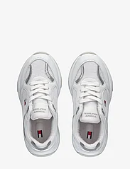 Tommy Hilfiger - LOW CUT LACE-UP SNEAKER - gode sommertilbud - white/silver - 2