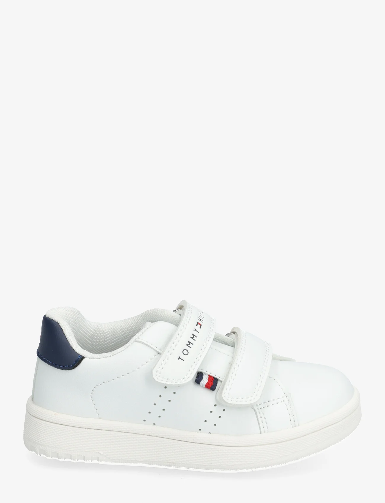 Tommy Hilfiger - LOW CUT VELCRO SNEAKER - sommarfynd - white/blue - 1