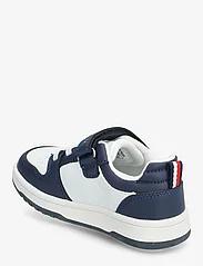 Tommy Hilfiger - LOW CUT LACE-UP/VELCRO SNEAKER - gode sommertilbud - blue/white - 2