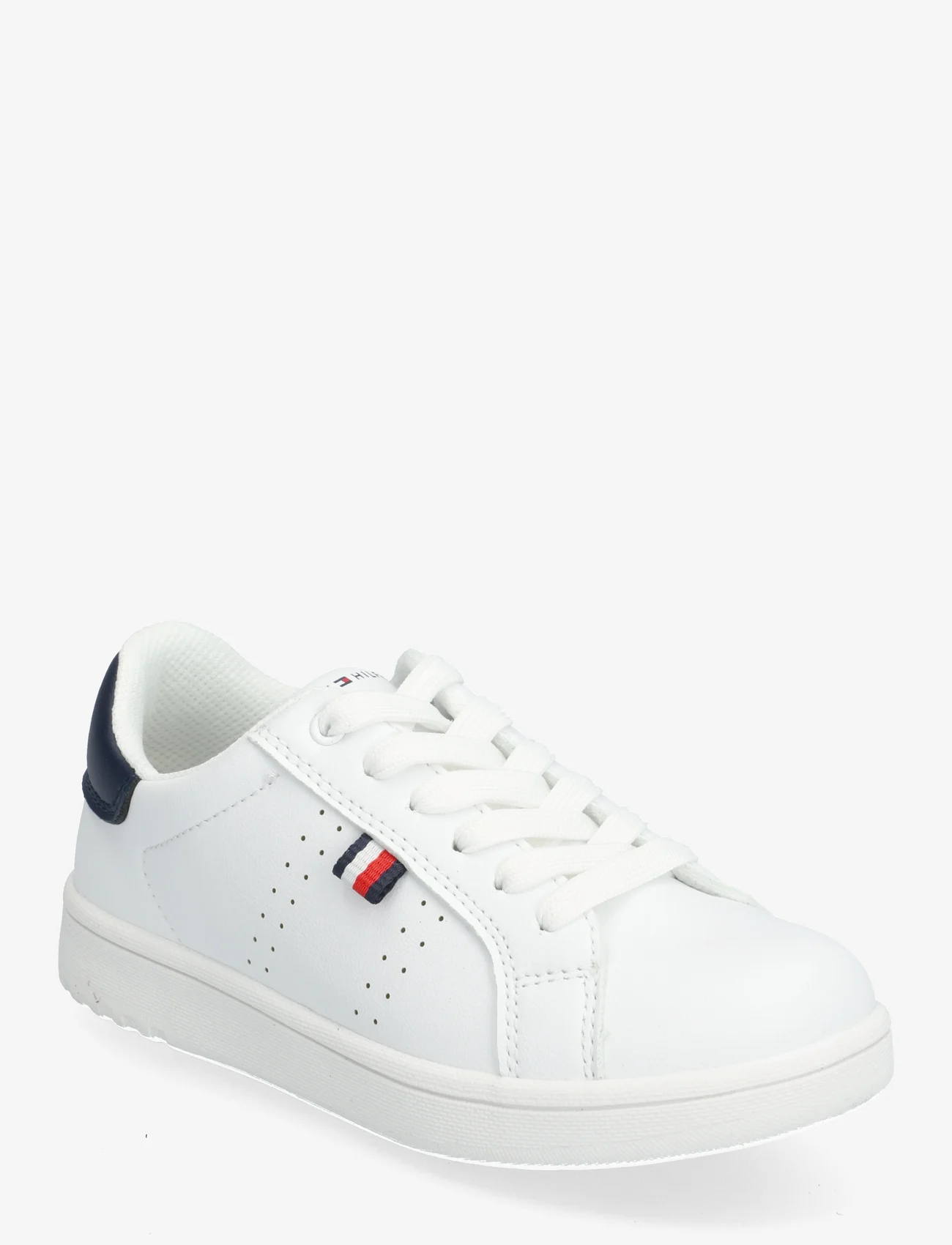 Tommy Hilfiger - LOW CUT LACE-UP SNEAKER - vasaros pasiūlymai - white - 0