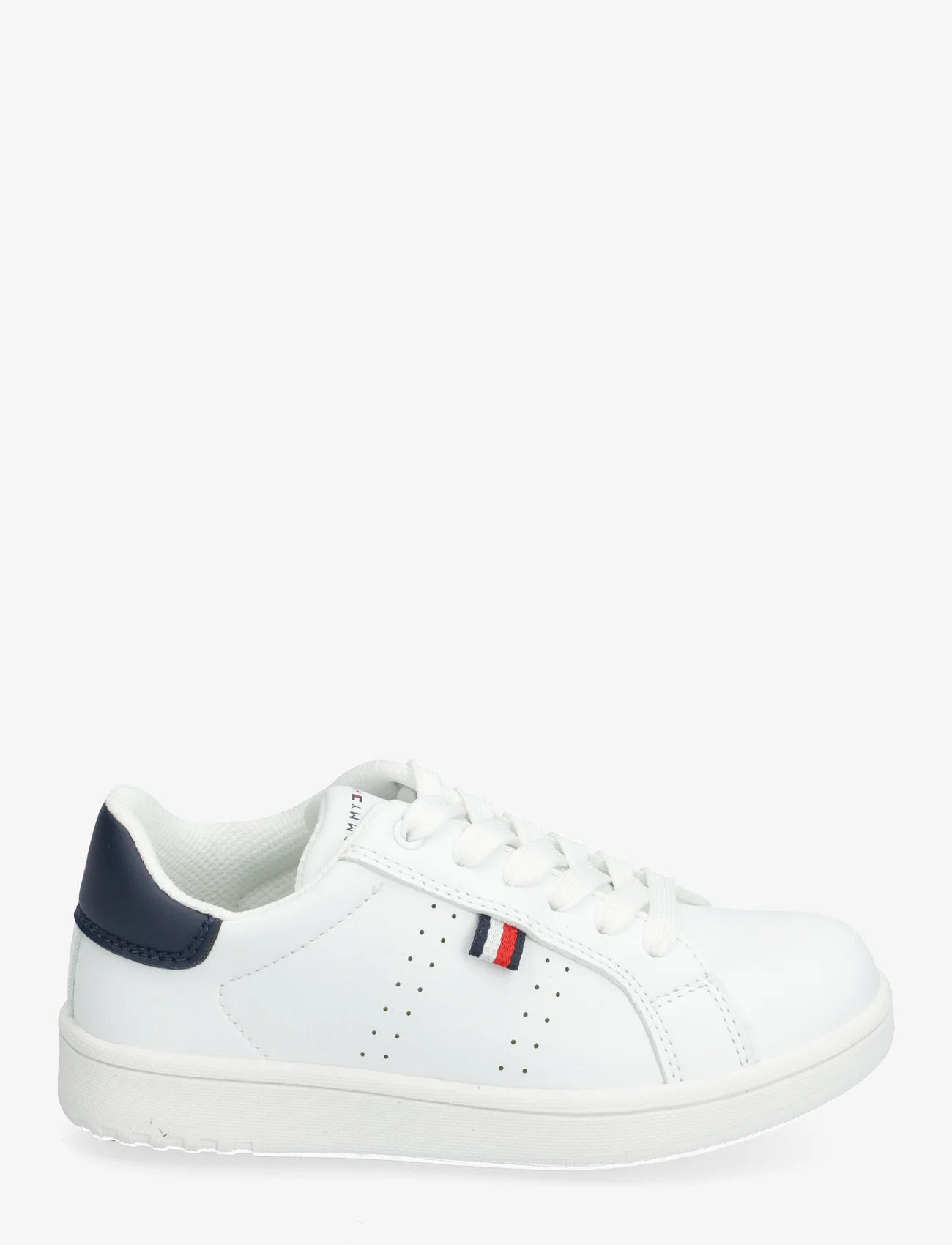 Tommy Hilfiger - LOW CUT LACE-UP SNEAKER - gode sommertilbud - white - 1