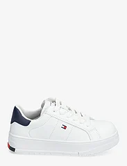 Tommy Hilfiger - LOW CUT LACE-UP SNEAKER - matalavartiset tennarit - white/blue - 1