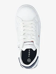 Tommy Hilfiger - LOW CUT LACE-UP SNEAKER - matalavartiset tennarit - white/blue - 3