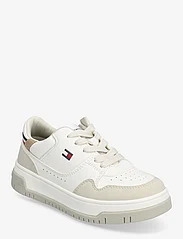 Tommy Hilfiger - LOW CUT LACE-UP SNEAKER - sommarfynd - beige/off white - 0