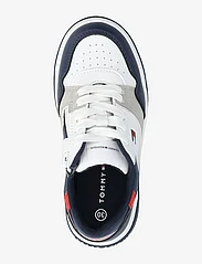 Tommy Hilfiger - LOW CUT LACE-UP SNEAKER - matalavartiset tennarit - white/blue/red - 3