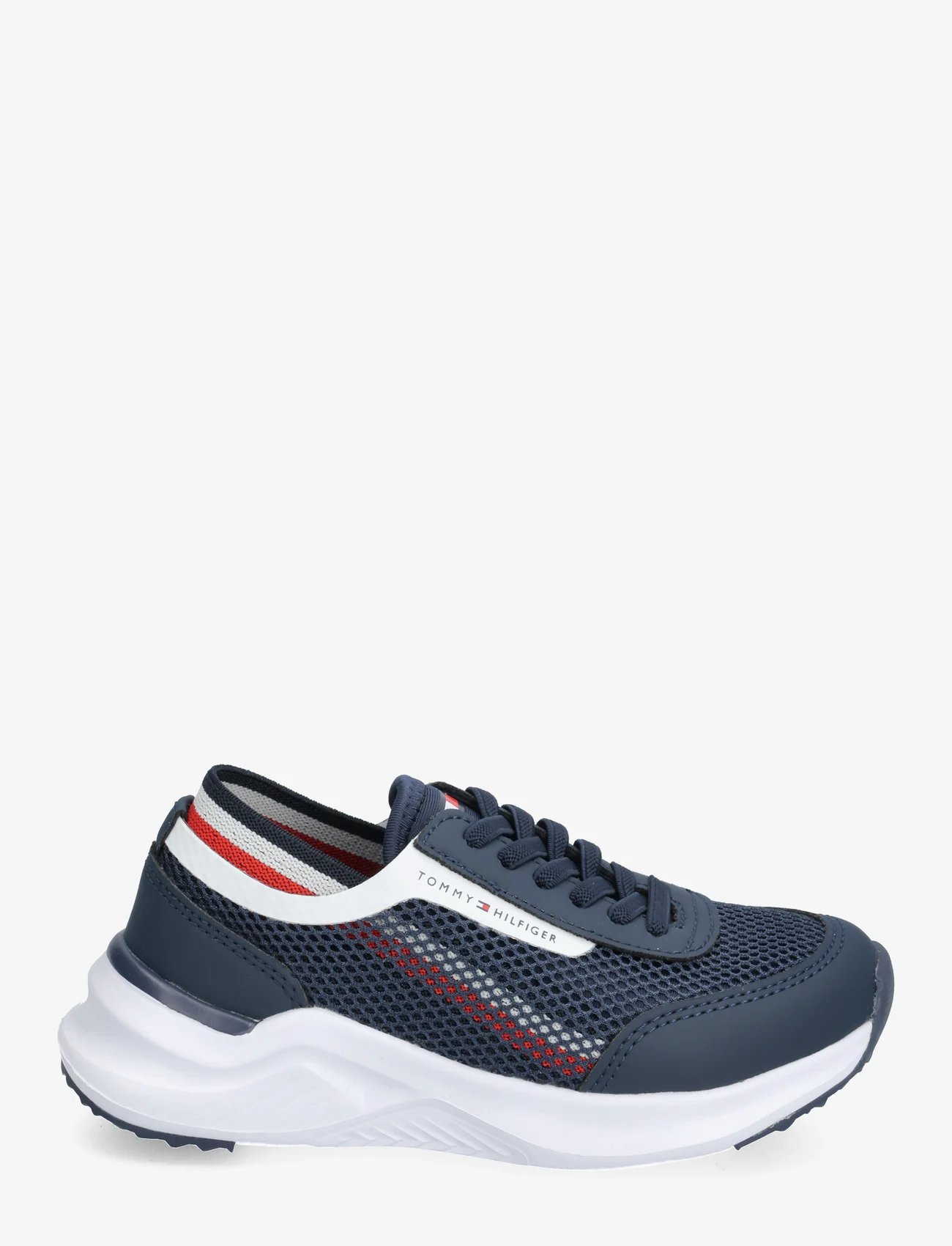Tommy Hilfiger - STRIPES LOW CUT LACE-UP SNEAKER - lapsed - blue - 1