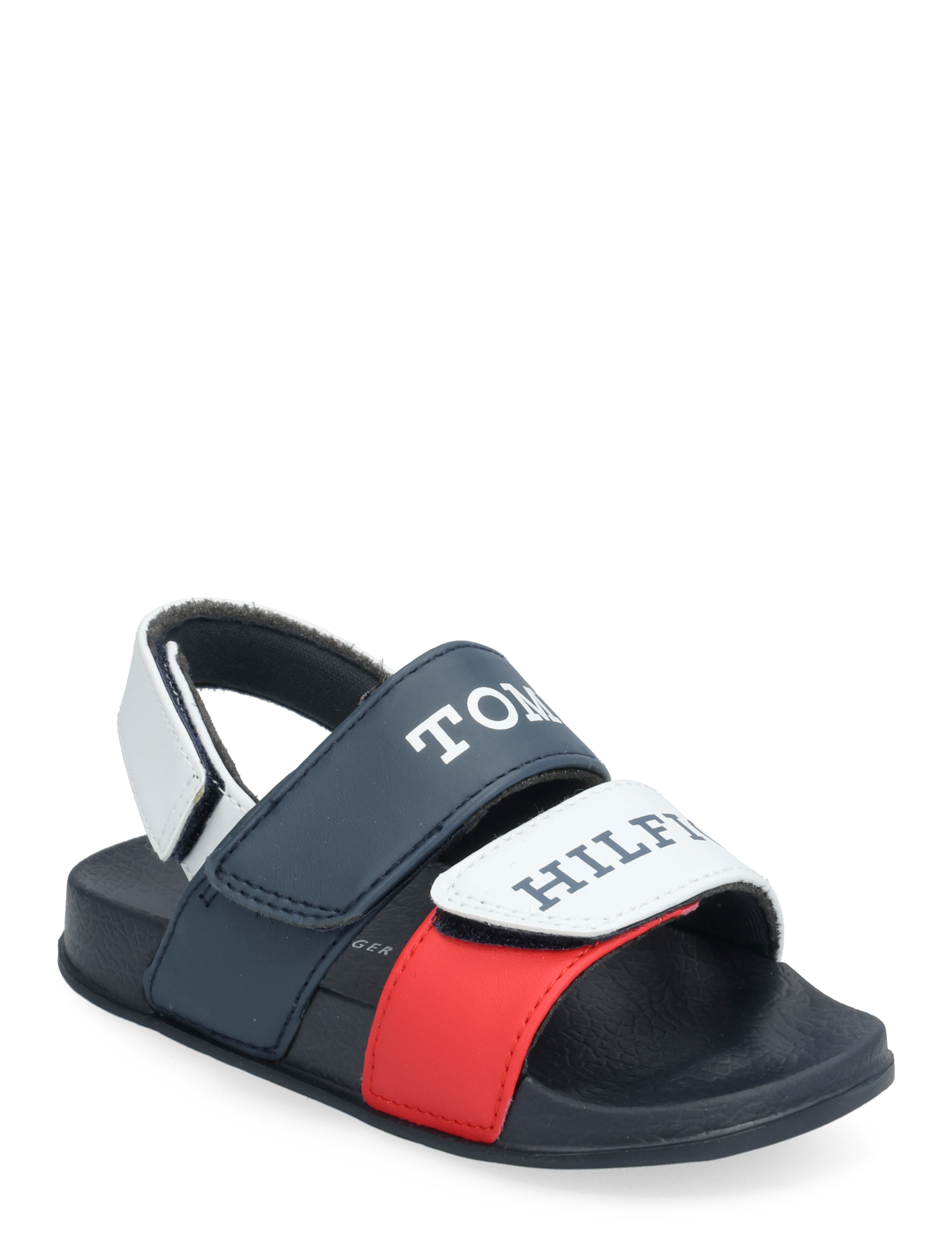 VELCRO SANDAL - WHITE/BLUE