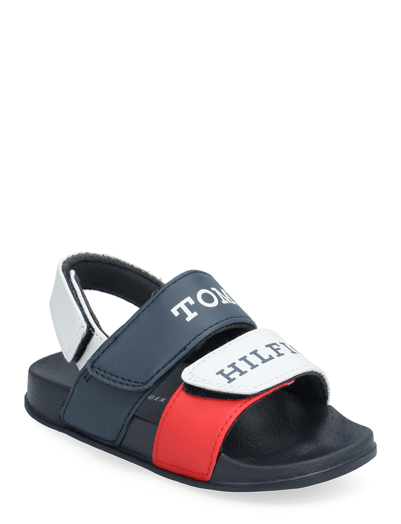 VELCRO SANDAL - WHITE/BLUE