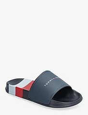 Tommy Hilfiger - STRIPES POOL SLIDE - birthday gifts - blue/white/red - 0