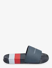 Tommy Hilfiger - STRIPES POOL SLIDE - birthday gifts - blue/white/red - 1